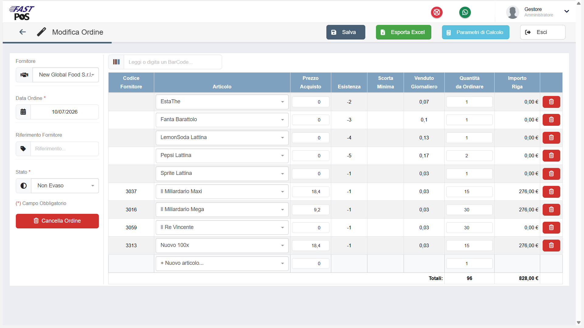 FastPos_ordine FastPos_ordine